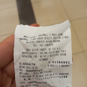Mavi Ankamall Mağaza Müdürü Asla Kabul Edilir Değil