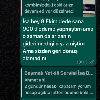 Baymak Kombi Sürekli Arızalı