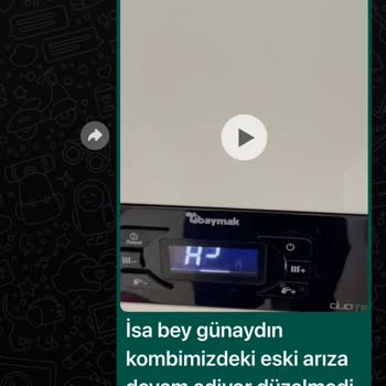 Baymak Kombi Sürekli Arızalı