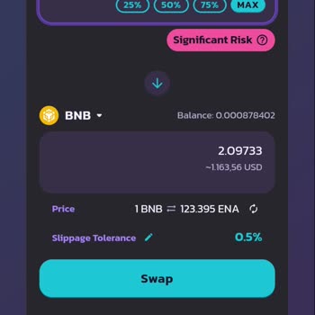 PancakeSwap Ena USDT Web3