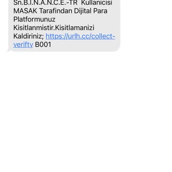 Finans Kuruluşları Adıyla Dolandırıcılık Mesajı