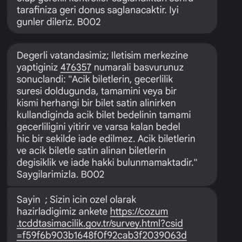 TCDD Açık Bilet İle Alınan Az Tutarlı Biletlerden Menfaat Sağlaması