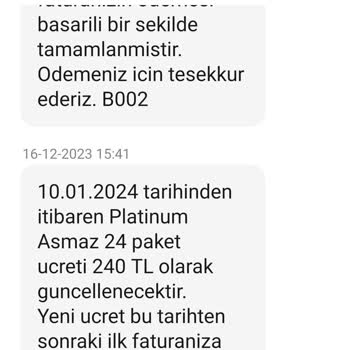 Turkcell Aynı Pakete 4 Aya Bir Zam