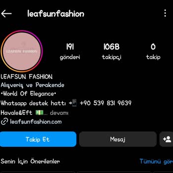 Leafsun Fashion Parayı Attıktan Sonra Engelledi