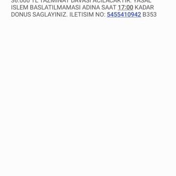 Av.Cansel (SMS) Tazminat Davası Uyarısı Ve Bilgi Güvenliği İhlali