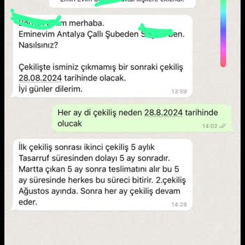 EminOtomotiv Organizasyon Ücreti Sorunu