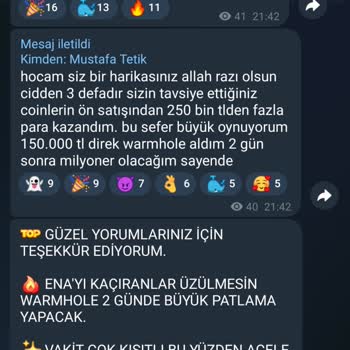 Telegram Borsa Grupları Ena Coin
