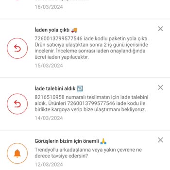Trendyol Para İadesini Yapmıyor