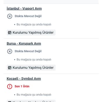 Decathlon Web Sitesi Stok Hatası