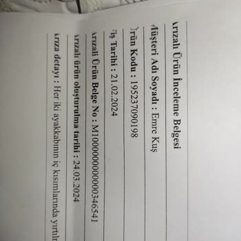 In Street Nike Fabrika Hatası Olmasına Rağmen Kullanıcı Hatası Denmesi