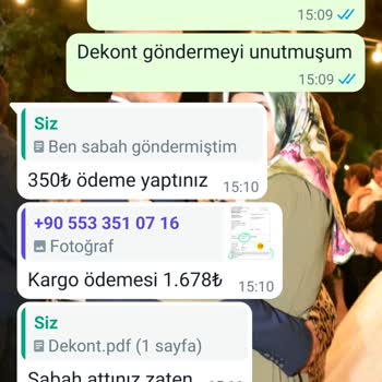 Y**** Y******* Sabun Fabrikası Ürün Göndermedi