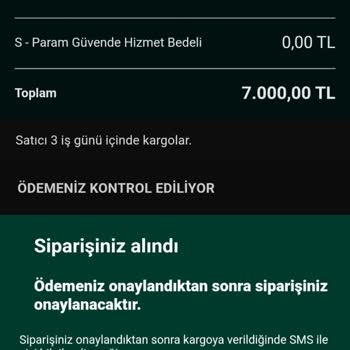 Sahibinden Güven Sorunu Yaşadığım İnternet Alışverişi