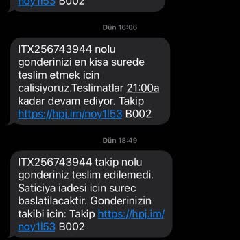 hepsiJET Eve Getirmeden Kargoyu İade Ediliyor Kafasına Göre
