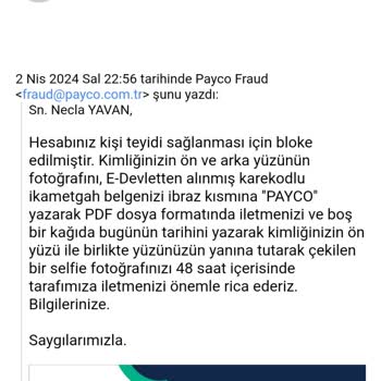 Payco Parama El Koydu Vermiyor