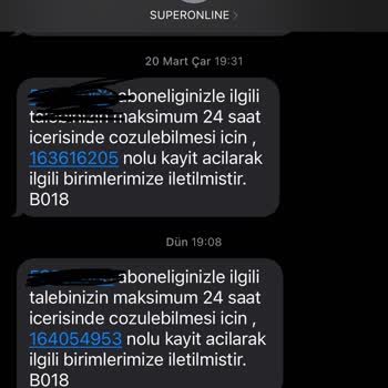 Superonline, Yeterli Çalışma Göstermeyen Kurum