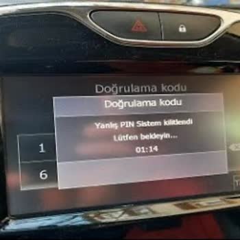 Renault Doğrulama Kodu Hatası