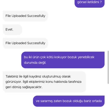 Bozuk Kokan Tavuk Satıyorlar İnsan Sağlığıyla Oynuyor Getir Firması.