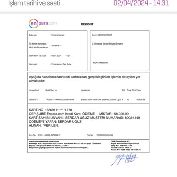 Enpara Gecikmemiş Ekstre Faizi