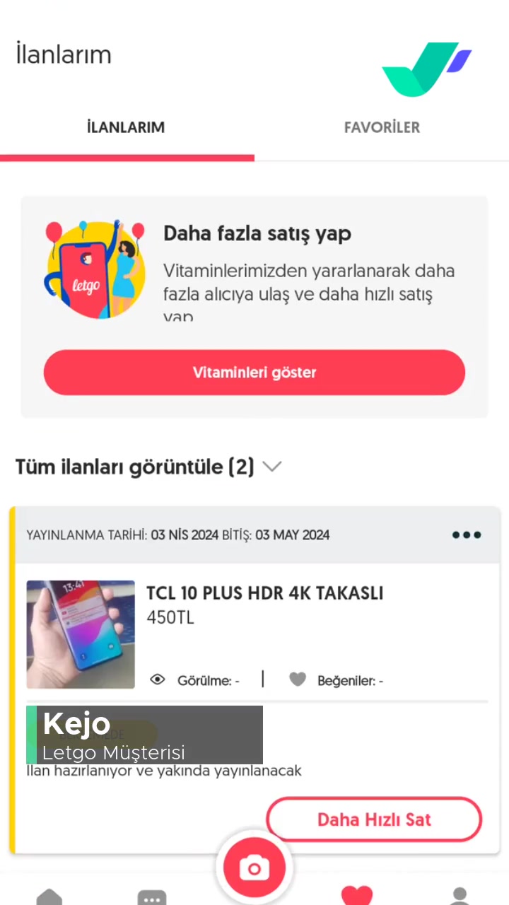 Letgo İlan Verirken Kendiliğinden Rest Veya Sebepsiz Yere Hesap Blokları! videonun kapak resmi