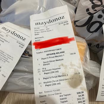 Getir Kendi Kendine Getirilen Ve Ücreti İzinsin Çekilen Sipariş.