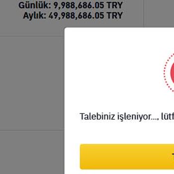 Binance TR Para Çekme İşlem Hatası