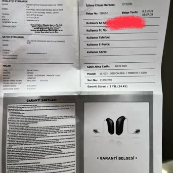 Oticon Teknik Servis & Müşteri Memnuniyetsizliği