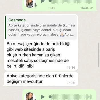 Gesmoda Butik Haksız İade Engeli Ve Müşteri Mağduriyeti