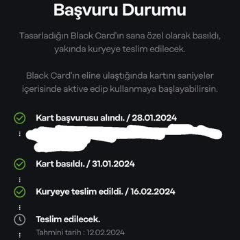 Papara Black Kartımı Kaybetti!