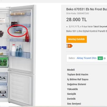 Koçtaş Sitesinde Üst Model Fotoğrafı İle Alt Model Satış Yapılması