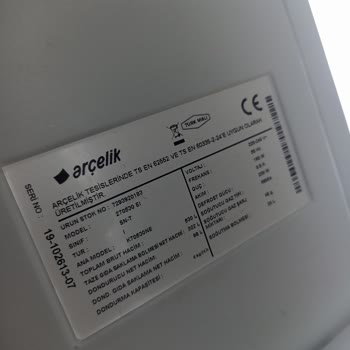 Arçelik Soğutma Sorunu Yaşanan 5 Yıllık Buzdolabı