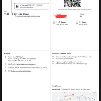 Kamil Koç/ Obilet.com Hatalı Bilet Satışı