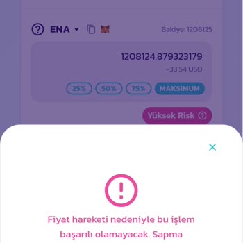 PancakeSwap Satılamayan Coinler