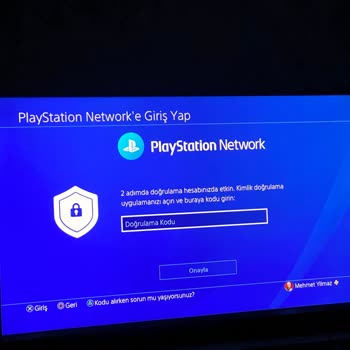 Sony Eurasia Ps Network 2 Adımda Doğrulama Kodu SMS Olarak Gönderilmiyor.