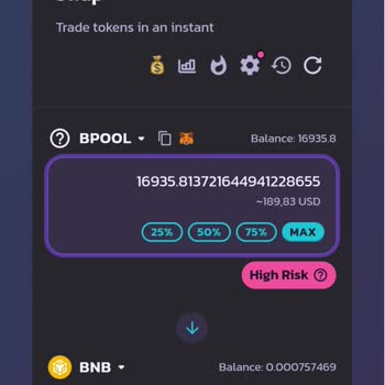 Binance Ve PancakeSwap'ta Satış Sorunu!