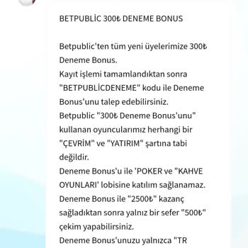 Betpublic Deneme Bonusunu Alamadım