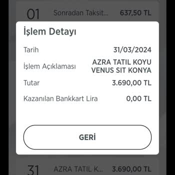 Ziraat Bankası Sonradan Taksitlendirme Uygulaması
