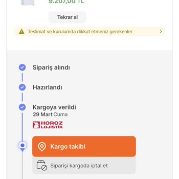 Horoz Lojistik Kargo Takibi Sorunu