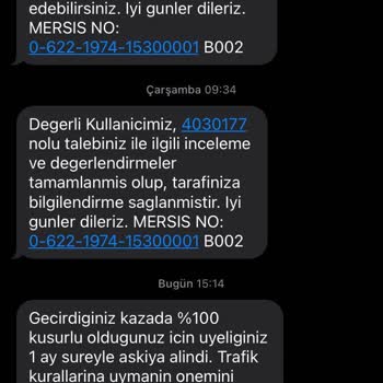 Getiraraç Başkasının Hasarını Bana Kitlemeye Çalışıyor!