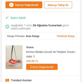 Svava Salıncak Kılıfımız Yırtıldı