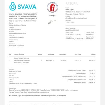 Svava Salıncak Kılıfımız Yırtıldı