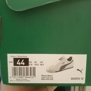 Puma Ayakkabı Orijinallik Teyidi