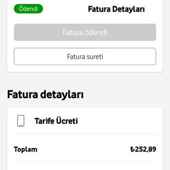 Vodafone Yüksek Fatura Ödeme Geliyor