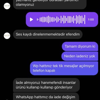 Vakro Boutique Firmaya Ulaşılmıyor İade Almıyormuş