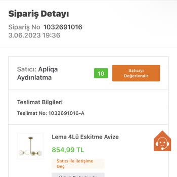 Koçtaş'tan Kırık Avize Hayal Kırıklığı Ve İade Çıkmazı