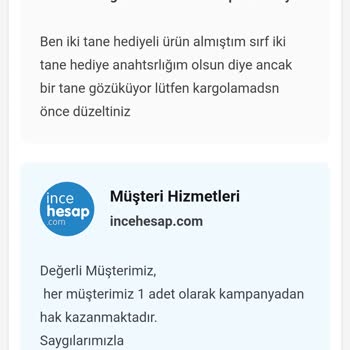 İnce Hesap Gaming Gecesi 2. Anahtarlık Hediyemi Göndermedi.