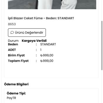 @Hazaaofficial Tesettür Giyim Satan Firma Ürünleri Kargoya Vermiyor