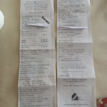 KOÇTAŞ/Kartal/İstanbul Mağazasından Alınan Mal Teslimi