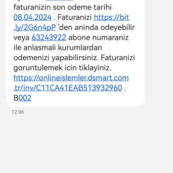 D-Smart Net DSmart Olmayan Taahhüde Cayma Bedeli