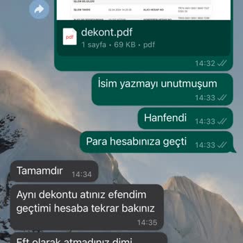 Evde Paketle İşi İle Kapora İsteyip Yanıltıyor