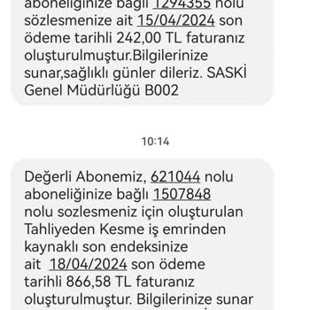 Saski Yüksek Fatura İle Karşılaşan Abonenin Çağrısı